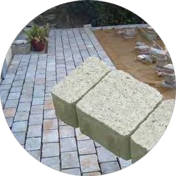 Éco-pavé Classique en plastique recyclé