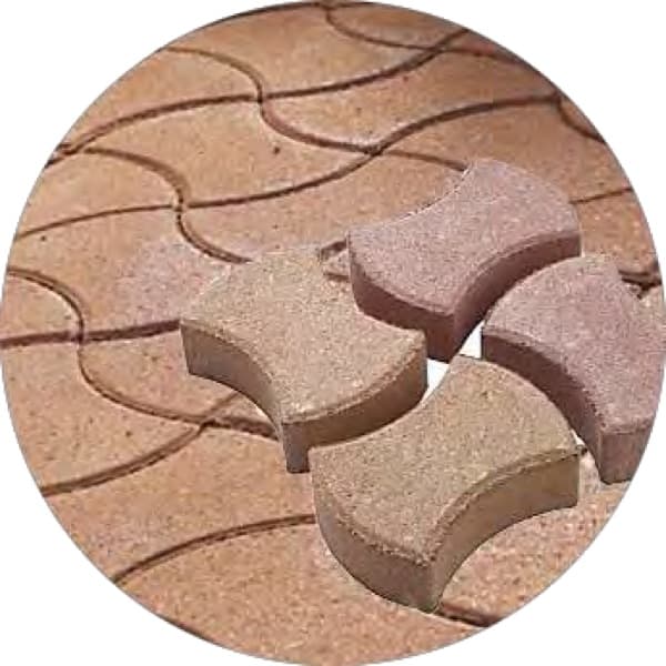 Éco-pavé Orbe en plastique recyclé